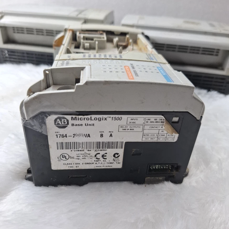 FOR PARTS LOT OF 3PCS ALLEN BRADLEY MICROLOGIX 1500 1764-24BWA